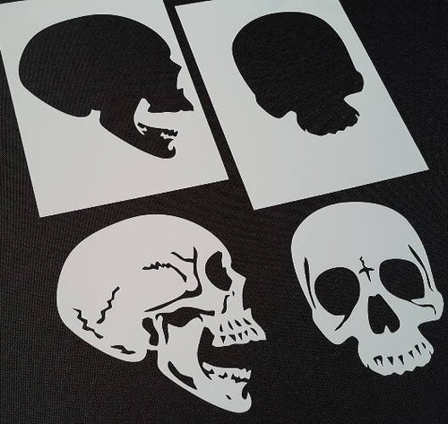 Set 2pcs skulls - #2,