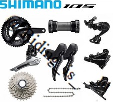 New Shimano 105 R7000/R7020 Groupset 2x11-Speed Hydraulic Disc Brakes Plat Mount