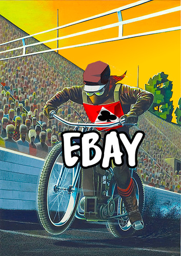 Personalised speedway card - card,