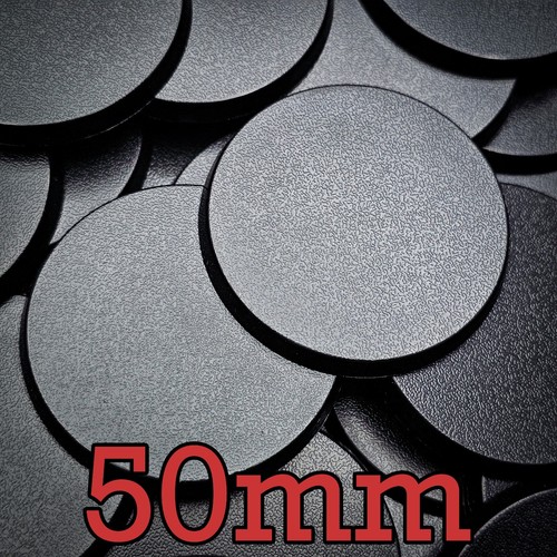 50mm round abs - round, plastic