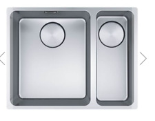 Franke Mythos 1.5 Bowl Undermount Kitchen Sink with RH Small Bowl MYX 160-34-16