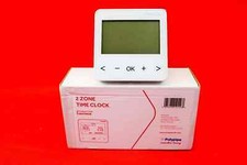 PolyPipe UFHTIME2B Underfloor Heating Control Time Clock Single or 2 Zone White