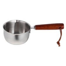 Stainless Steel Mini Soup Pot Small Saucepan Seasoning Bowl Butter Milk Warmer