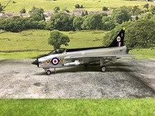 1:72 Scale Built And Painted RAF Lightning Aircraft For An Airfield Diorama.