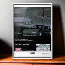 90s Vintage Ad TRD × TOYOTA MR2 , exhaust Complete car Mk2 E-SW20 2000GT Chaser