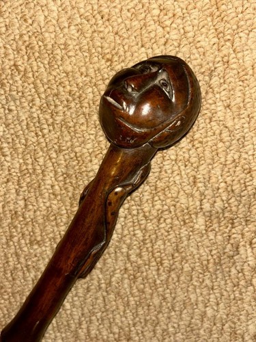 Antique walking stick cane - antique,