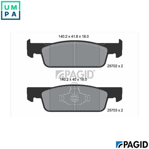 Brake pad set disc - pad,