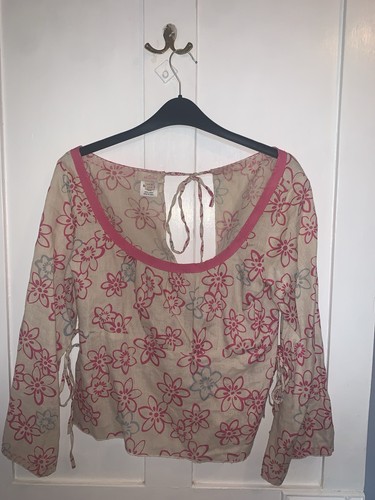Whistles floral linen top - linen,,