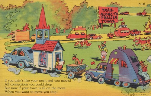 Trailer town curt teich - trailer,