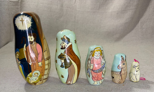 Vintage russian style - russian, nativity