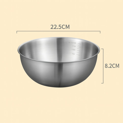 Stainless steel mixing bowl - stainless,