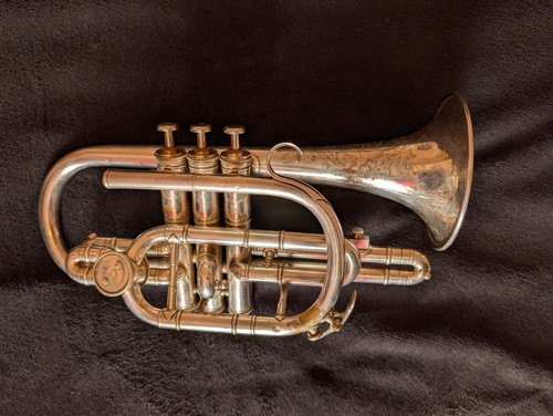 Antique boosey cornet - antique, &