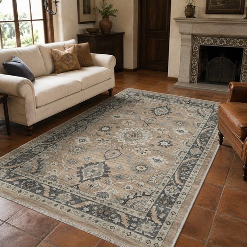Washable rugs non slip grey - rugs,