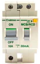 CRABTREE POLESTAR RCBO 16 AMP