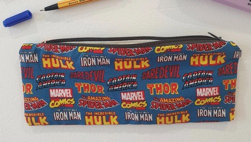 Handmade marvel pencil case - handmade,