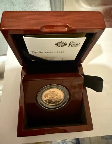 Gold proof sovereign 2019 - gold,