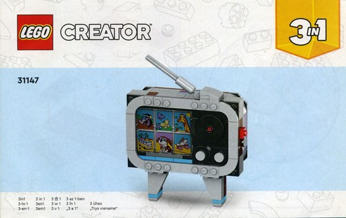 Lego creator 31147 retro tv - lego,
