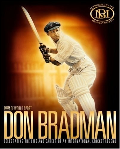 Don bradman celebrating the - bradman:,