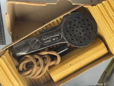 Original Boxed WW2 Hand Held Microphone No. 4A – Wireless Sets No. 18 & 68