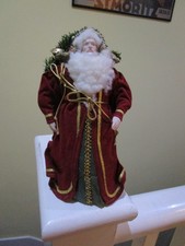 Free standing table top Santa Father Christmas decoration ornament.