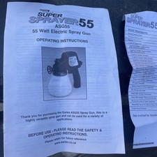 Super Sprayer (55 Watt) Electric Spray Gun Boxed Free Tracked Postage