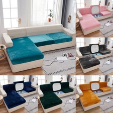 Replacement Sofa Seat Cushion Covers Couch Slip Covers Velvet Stretchy Protector