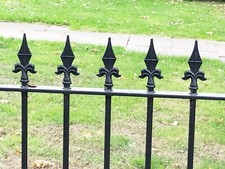 Metal fencing low - metal, steel