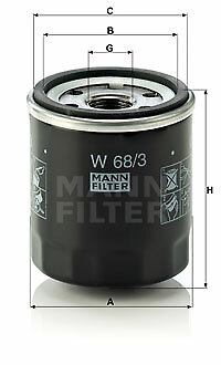 Mann filter oil - 68/3,