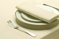 Large Ivory Cream Plain