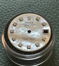 Rolex Ladies MidSize Datejust Custom White MOP Diamond Dial 68274 68240 178274