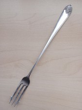 Antique - 1902 - Solid Silver - Pickle Fork - 1902