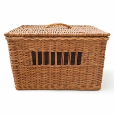 Vintage Wicker Pet Carrier