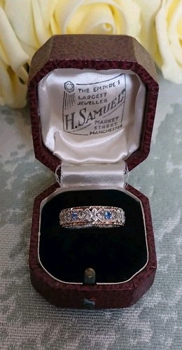 Vintage blue spinel - m&b,