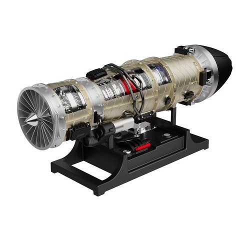 Teching metal aircraft - aircraft, turbine