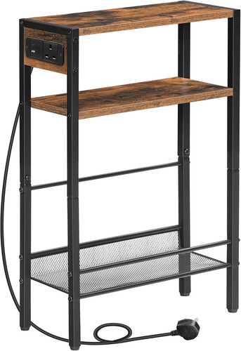 Slim side table - slim, charging