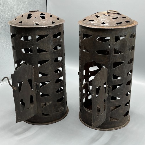 Large pair weathered rustic - large,