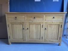 Solid Oak Sideboard 150cm wide x 90.5cm high x 54.5cm deep