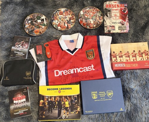 Rare arsenal memorabilia items - rare,