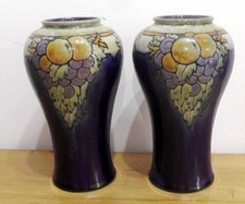 Pair of Large Doulton Vases by