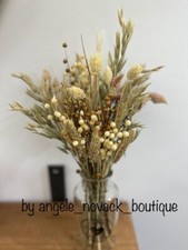WINTER NATURA DRIED FLOWERS 50 STEMS PRETTY LITTLE BRIDE BOUQUET CENTERPIECE 12"