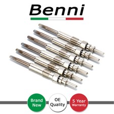 Benni 6X FOR BMW 7 SERIES 730 D E65 3.0 (2003-) DIESEL HEATER GLOW PLUGS FULL SE