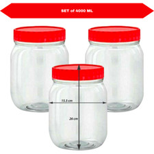Plastic jars small - small, large