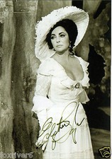 ELIZABETH TAYLOR Autographed