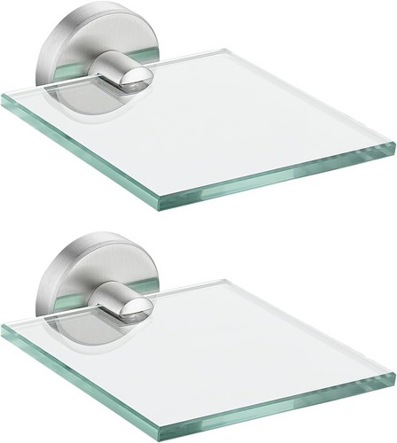 Small floating glass shelves - small,