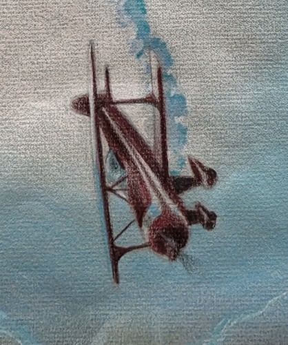 Rare pastel aerial stunt - rare,