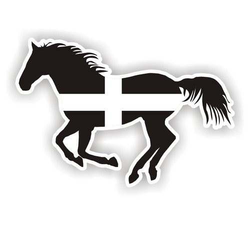 Horse cornish sticker - horse,