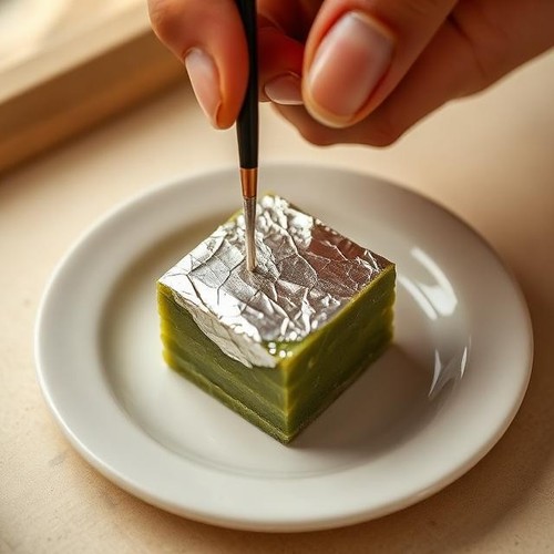 Sheets edible silver leaf - 50,