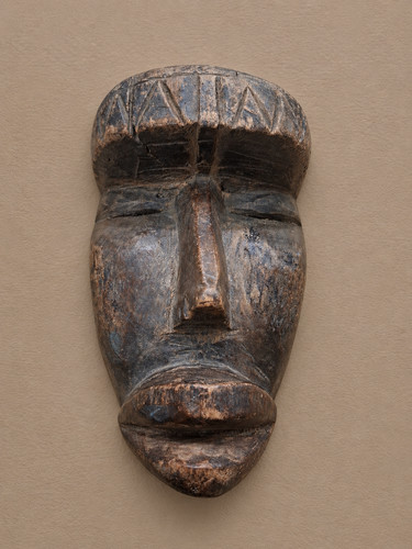 Dan mask west african carved - dan,