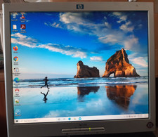 17" HP 1702 Silver Black  TFT