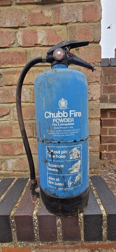 Vintage chubb fire powder - chubb,